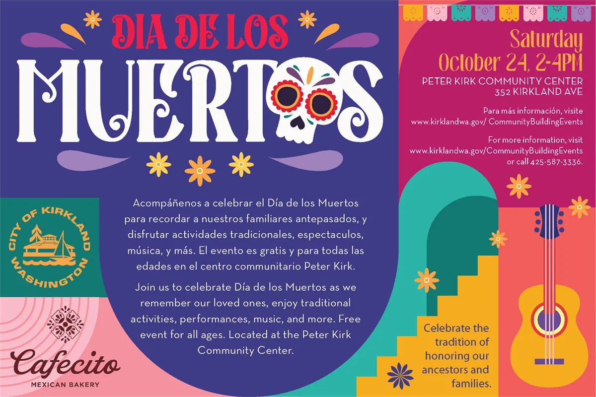 Día de los Muertos at Peter Kirk Community Center – Kirkland — official source image