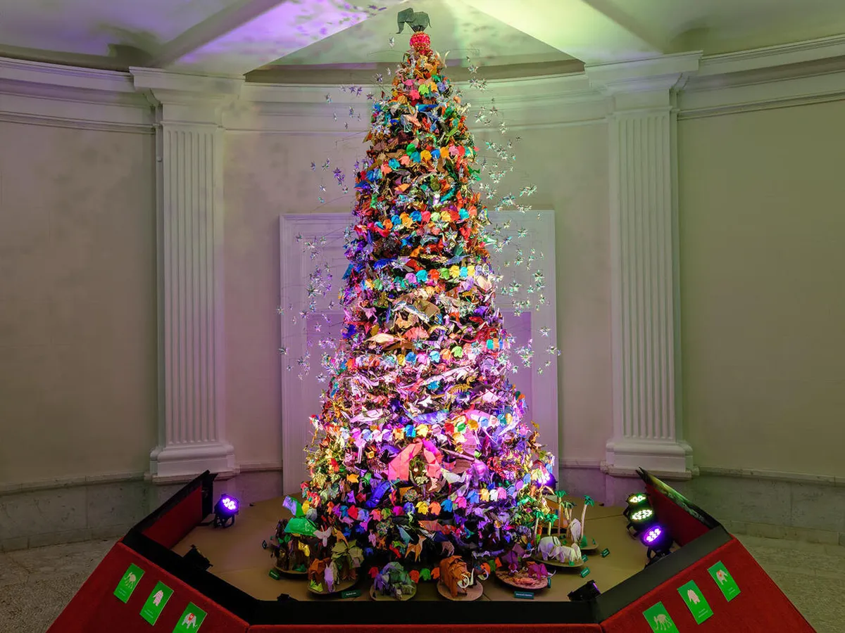 The Origami Holiday Tree — American Museum of Natural History — official source image