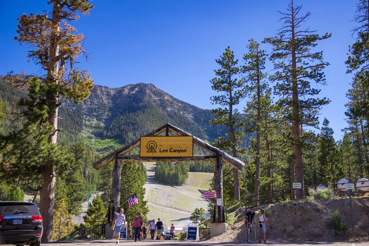 Lee Canyon ski area (2026/27 winter season) — official source image