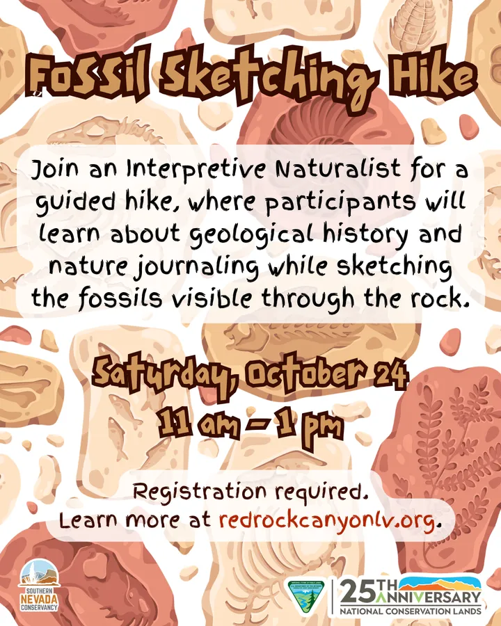 Fossil Sketching Hike (ages 14+) — official source image