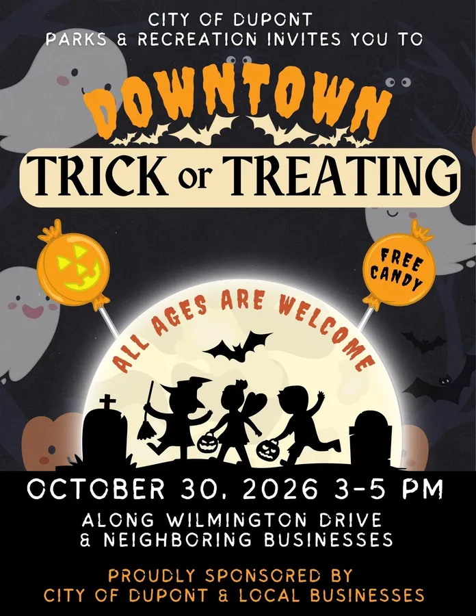 DuPont Downtown Trick or Treating at Ross Plaza — official source image