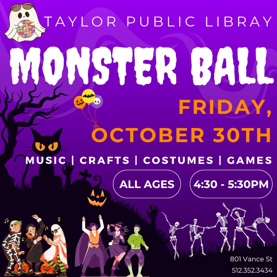 Monster Ball at Taylor Public Library — official source image