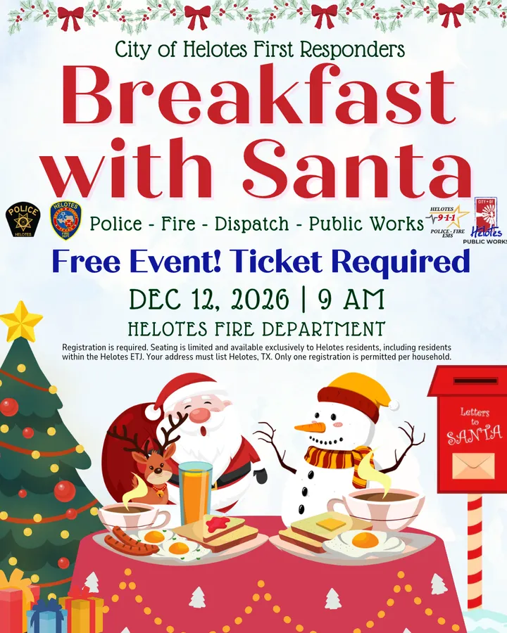 First Responders Breakfast with Santa — Helotes — official source image