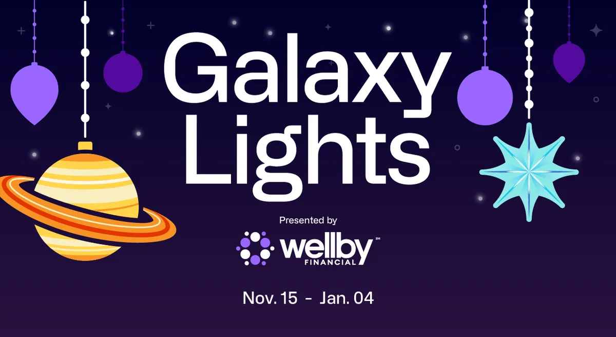 Galaxy Lights at Space Center Houston — official source image