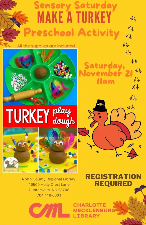 Sensory Saturday: Build a Play Dough Turkey — official source image