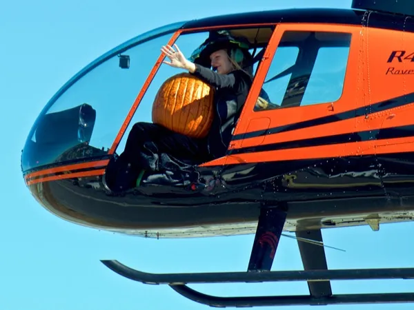 Helicopter Pumpkin Drop & Kids Halloween Festival at Hiller — official source image