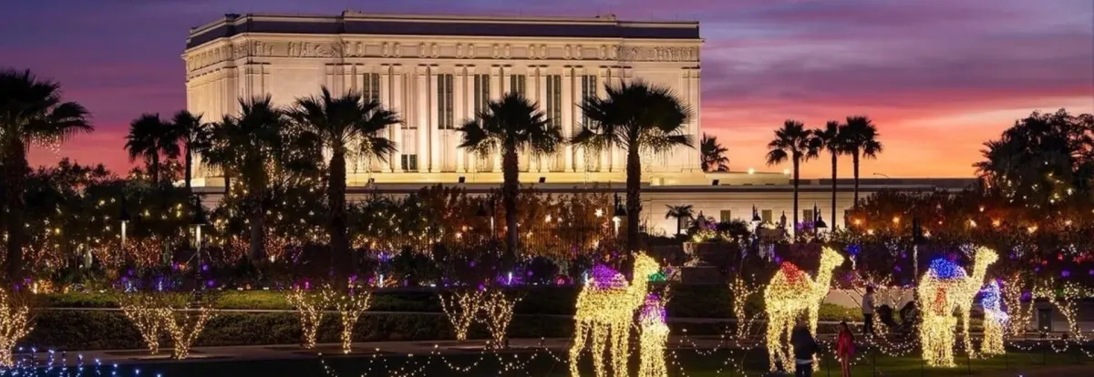 Mesa Temple Christmas Lights and International Nativity Exhibit — official source image