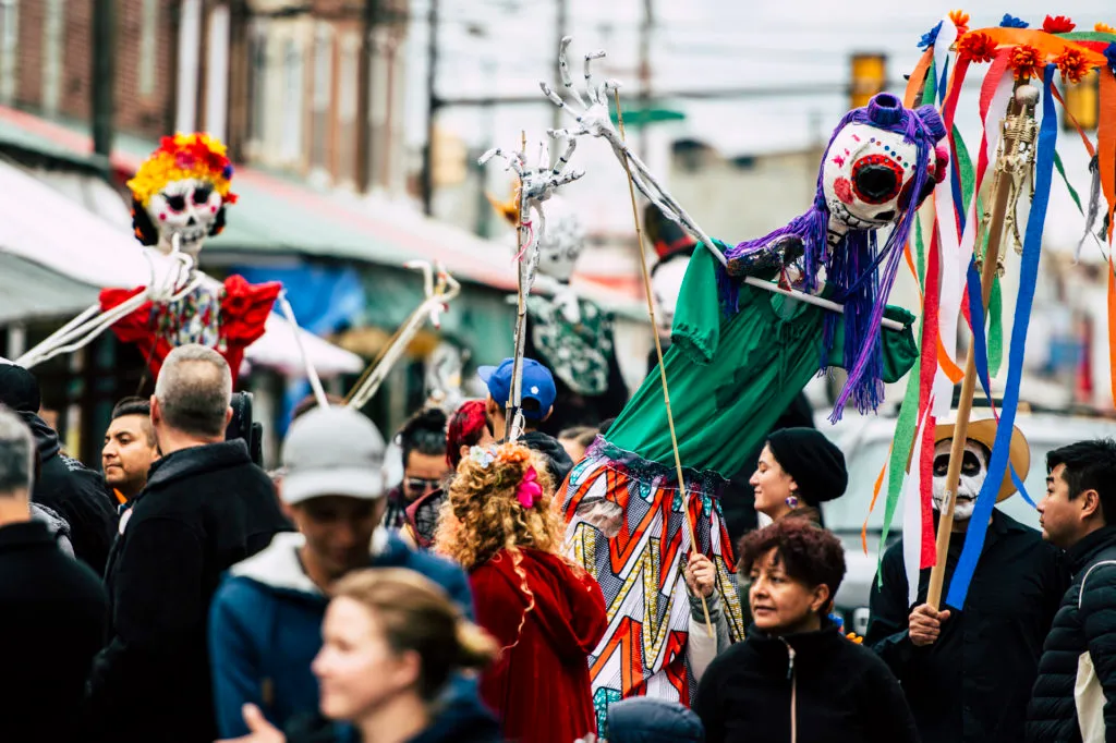 Día de los Muertos 2026 in South Philly — 9th Street and Fleisher Art Memorial — official source image