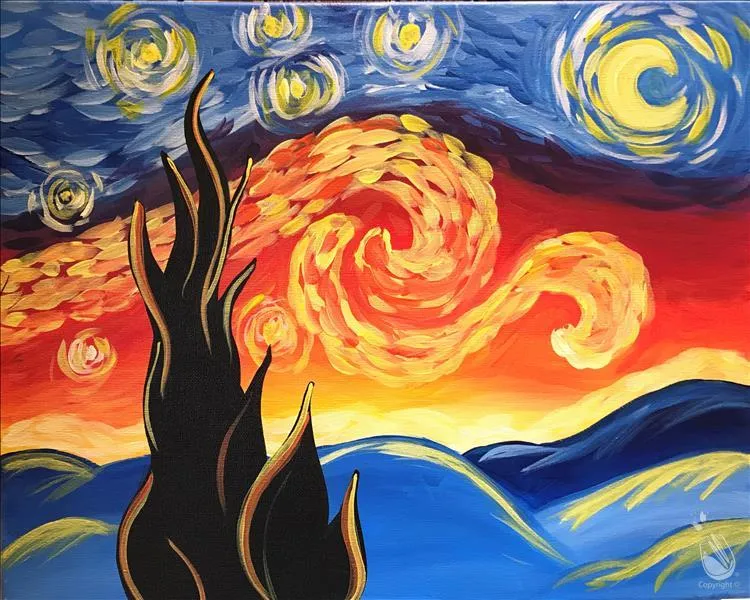 A Vibrant Starry Night — official source image