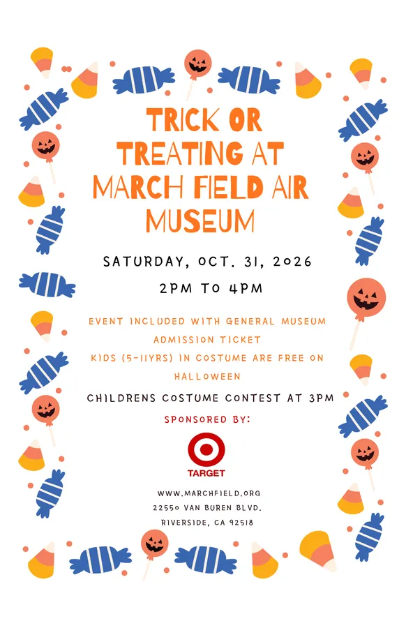 Trick or Treating at March Field Air Museum — official source image